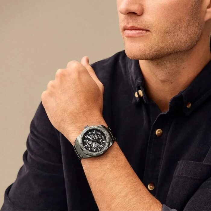 Relógio Fossil Masculino Automático Grafite - ME3255/1FN - Image 5