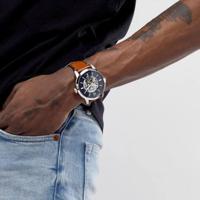 Relógio Fossil Masculino Prata - ME3154/0AN - Image 6