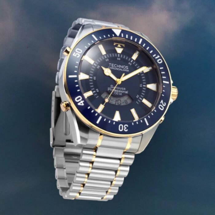 Relógio Technos Masculino Skydiver Bicolor - WT2050AIN/1A - Image 2