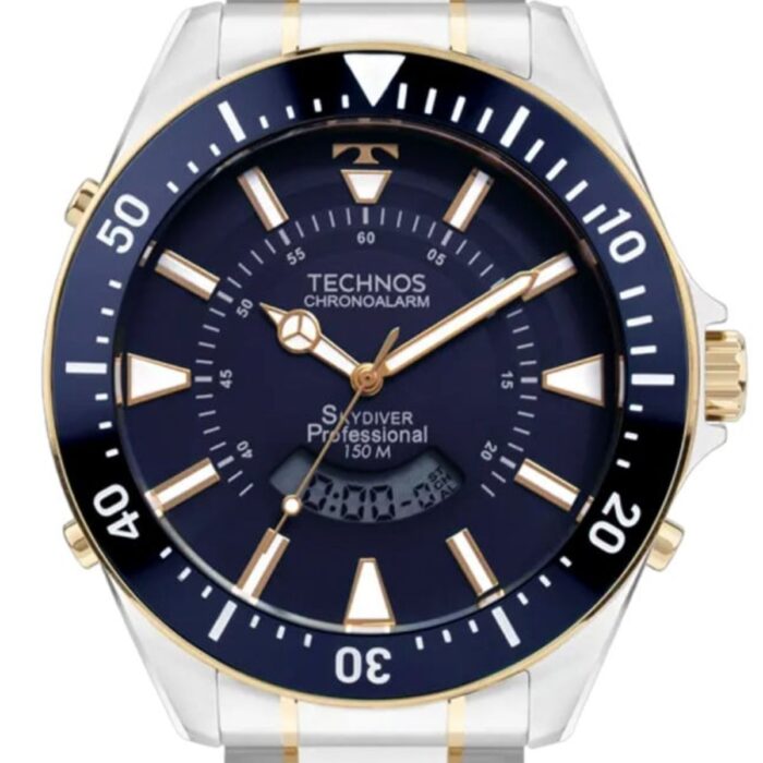 Relógio Technos Masculino Skydiver Bicolor - WT2050AIN/1A - Image 3