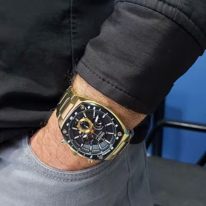 Relógio Orient Masculino Sport Dourado - MGSSC021A P1KX - Image 6