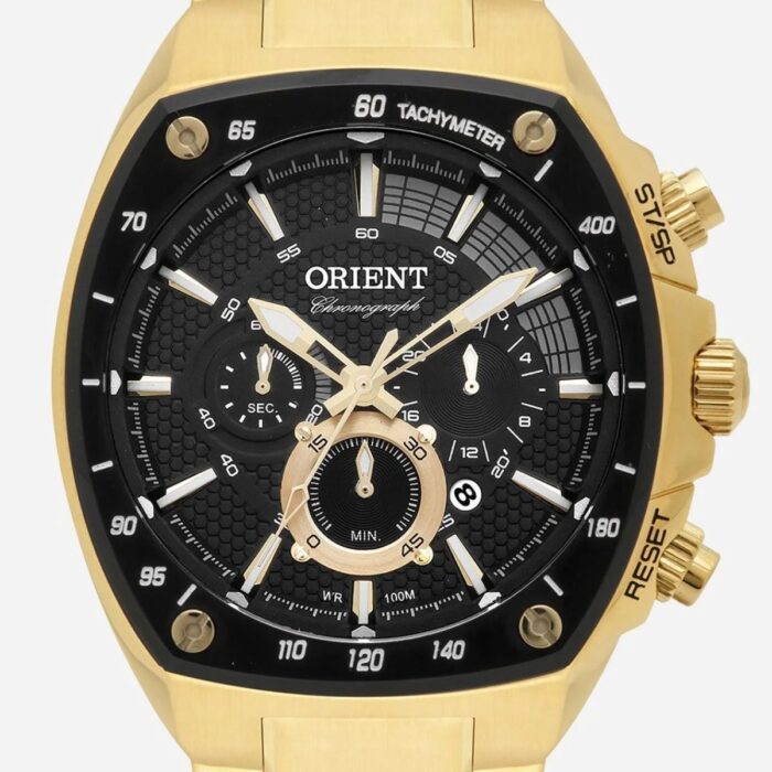 Relógio Orient Masculino Sport Dourado - MGSSC021A P1KX - Image 4