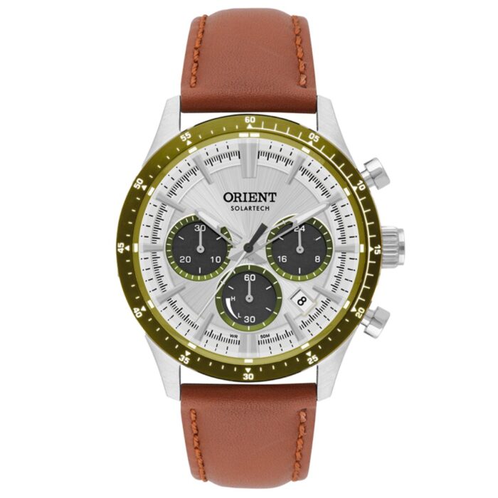 Relógio Orient Masculino Cronógrafo SolarTech -MBSCC065 S1MX - Image 1