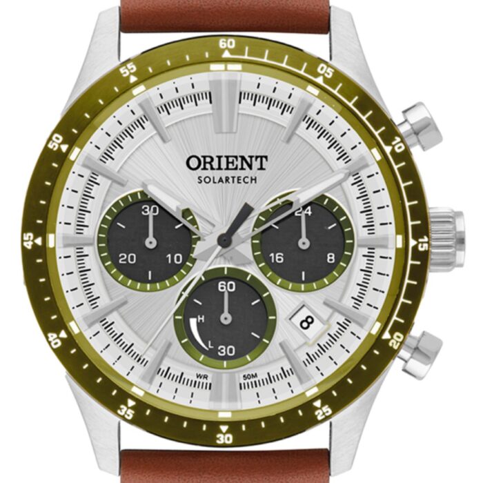 Relógio Orient Masculino Cronógrafo SolarTech -MBSCC065 S1MX - Image 2