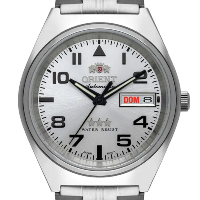 Relógio Orient Masculino Automático Prata - 469SS083NH S2SX - Image 2