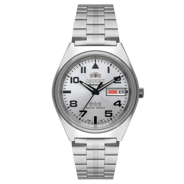 Relógio Orient Masculino Automático Prata - 469SS083NH S2SX - Image 1