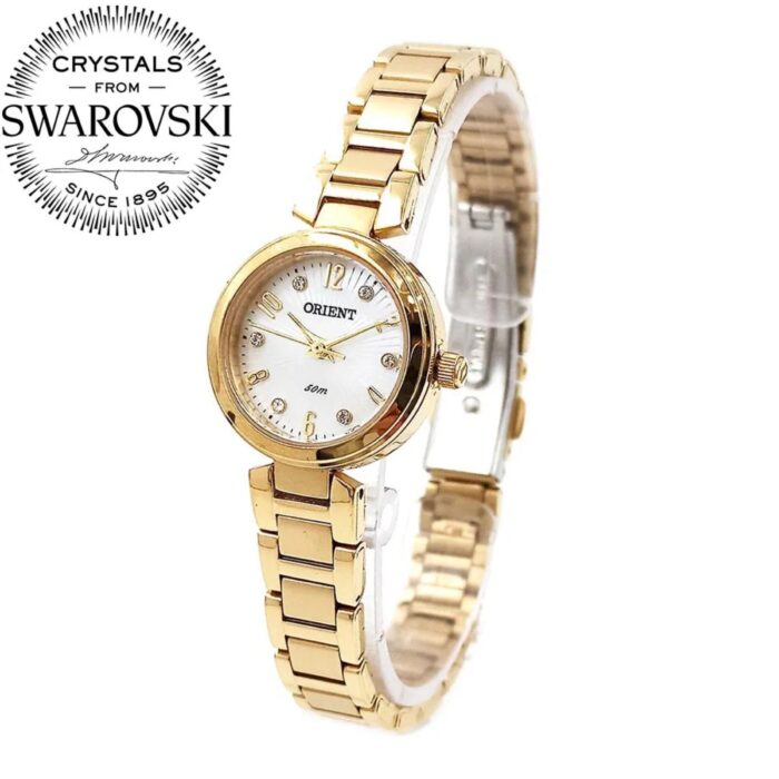 Relógio Orient Mini Dourado Swarovski - FGSS0068 S2KX - Image 2