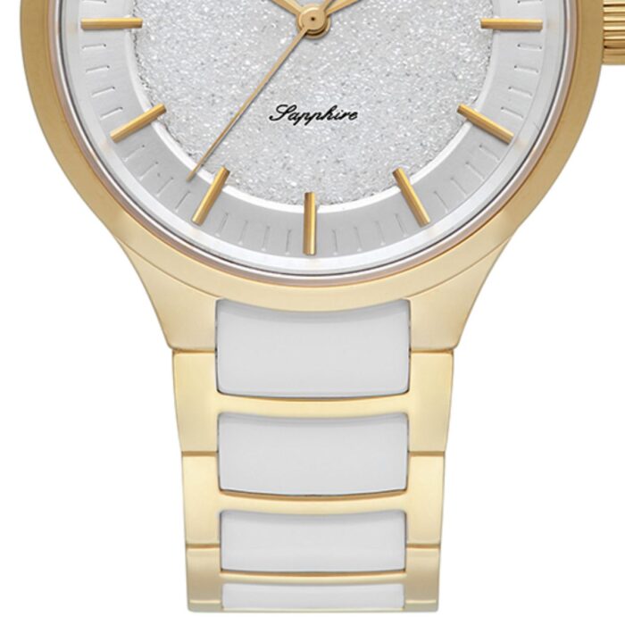Relógio Orient Femino Dourado Safira - FTSK0008 B1KB - Image 3