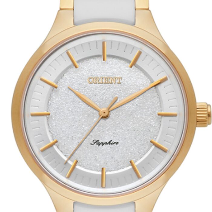 Relógio Orient Femino Dourado Safira - FTSK0008 B1KB - Image 2