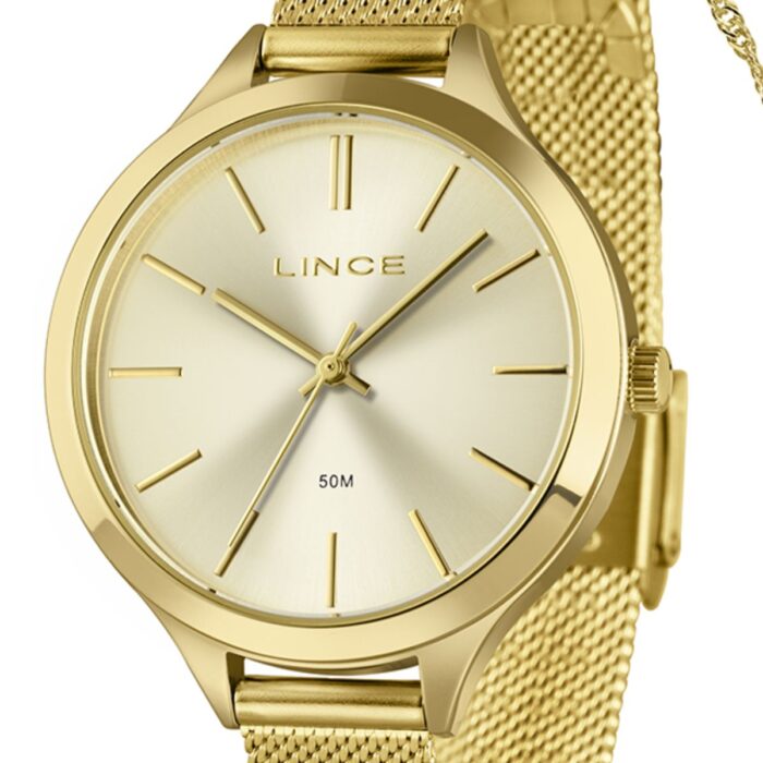 Relógio Lince Kit Feminino Analógico Dourado LRGM022L36 C1KX - Image 2