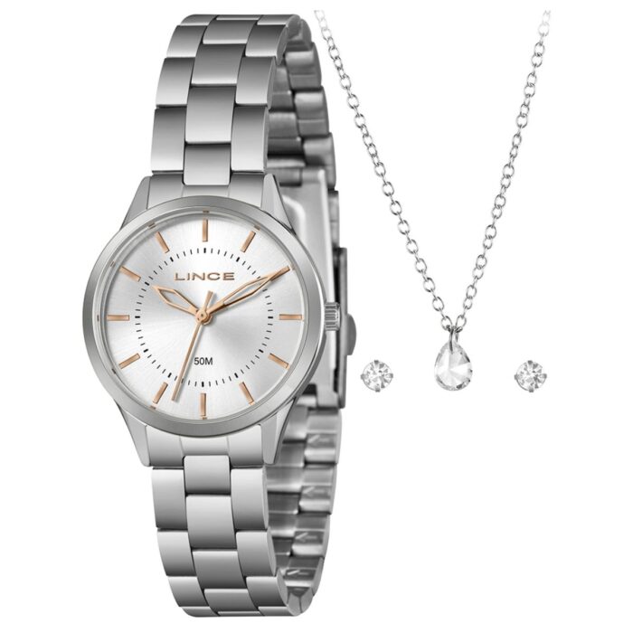 Relógio Lince Kit Feminino Prata - LRMH228L30 K0D6 - Image 1