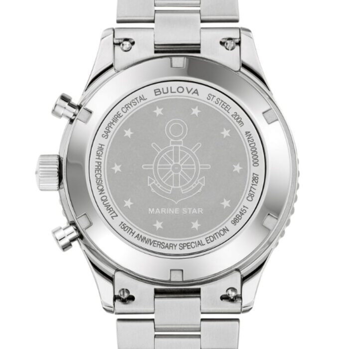 Relógio Bulova Marine Star Chrono 150th Anniversary - 98B451 - Image 5