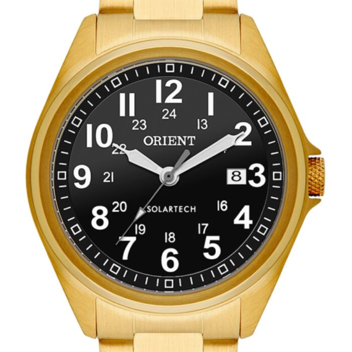 Relógio Orient Masculino SolarTech Dourado - MGSS1285 P2KX - Image 2