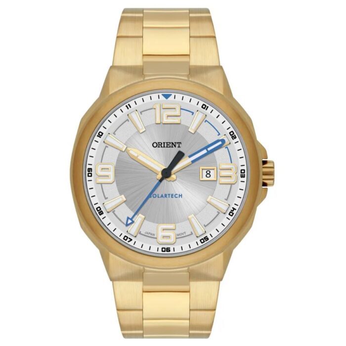 Relógio Orient Masculino SolarTech Dourado - MGSS1302 S2KX - Image 1