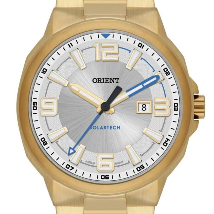 Relógio Orient Masculino SolarTech Dourado - MGSS1302 S2KX - Image 2