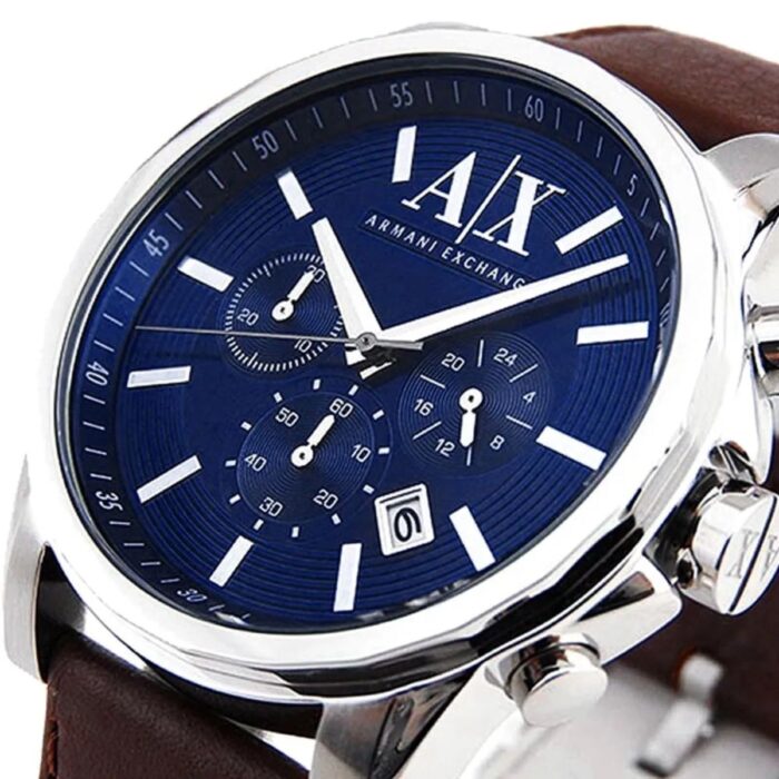 Relógio Armani Exchange A|X Cronógrafo Couro - AX2501B1 D1NX - Image 2