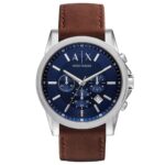 Relógio Armani Exchange A|X Cronógrafo Couro - AX2501B1 D1NX