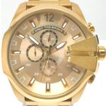 Relógio Diesel Masculino Mega Chief Dourado - DZ4360B1 C2KX - Image 2