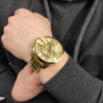 Relógio Diesel Masculino Mega Chief Dourado - DZ4360B1 C2KX - Image 6