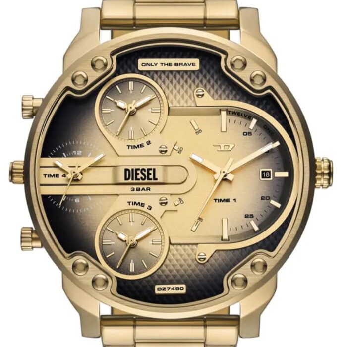Relógio Diesel Masculino Quartz Dourado - DZ7490B1 C1KX - Image 2