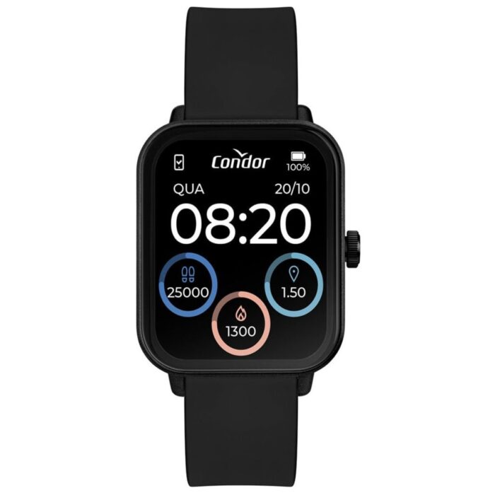 Relógio Condor Smartwatch Preto Unissex - COSMART1AA/8P - Image 1