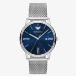 Relógio Emporio Armani Minimalista Prata - AR11571B1 D3SX