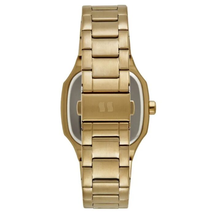 Relógio Seculus Masculino Quadrado Dourado - 44268GPSVDA1 - Image 4