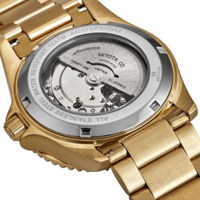 Relógio Seculus Masculino Automático Dourado - 44237GPSVDA3 - Image 3
