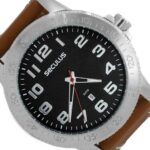 Relógio Seculus Masculino Silicone Marrom - 44223G0SVNU1 - Image 2