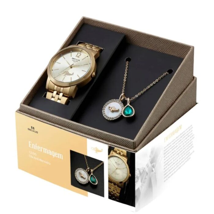 Relógio Seculus Kit Feminino Enfermagem - 20943LPSKDS1K1 - Image 3