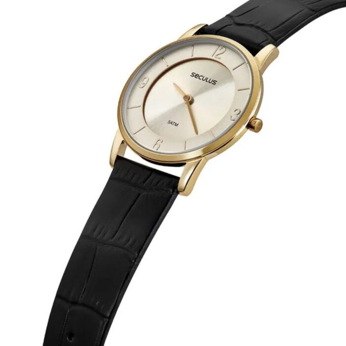 Relógio Seculus Masculino Slim Couro Croco - 23724GPSVDC2 - Image 2