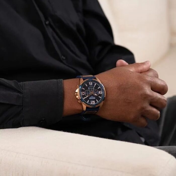 Relógio Seculus Masculino Cronógrafo Azul - 44251GPSVRC2 - Image 5
