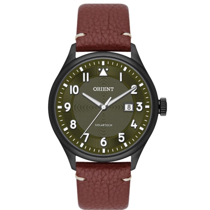 Relógio Orient Masculino SolarTech Couro - MPSC1017 E2NX - Image 1