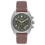Relógio Orient SolarTech Cronógrafo Couro - MBSCC069 E2NX