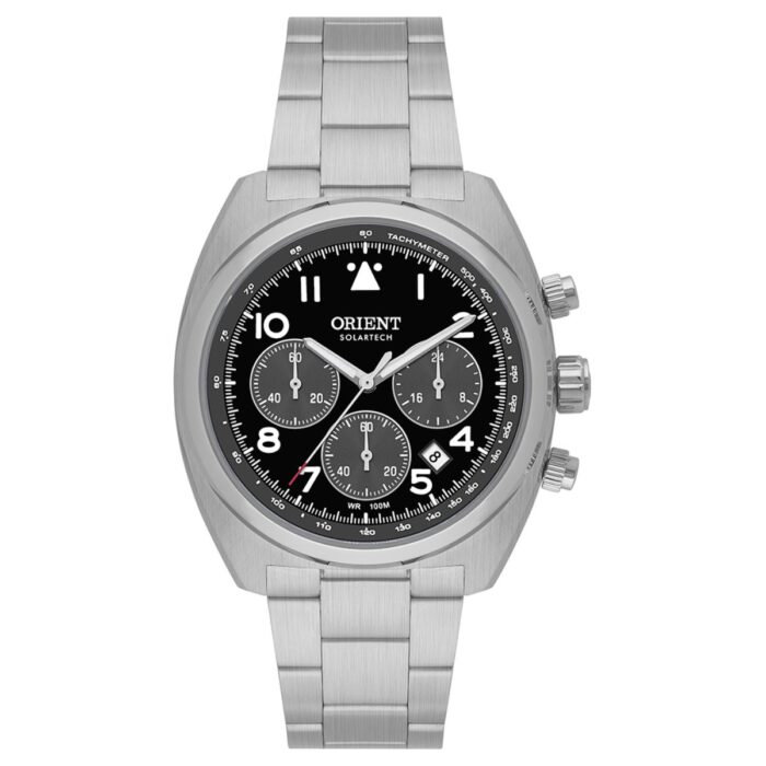 Relógio Orient SolarTech Cronógrafo Aço - MBSSC297 P2SX - Image 1