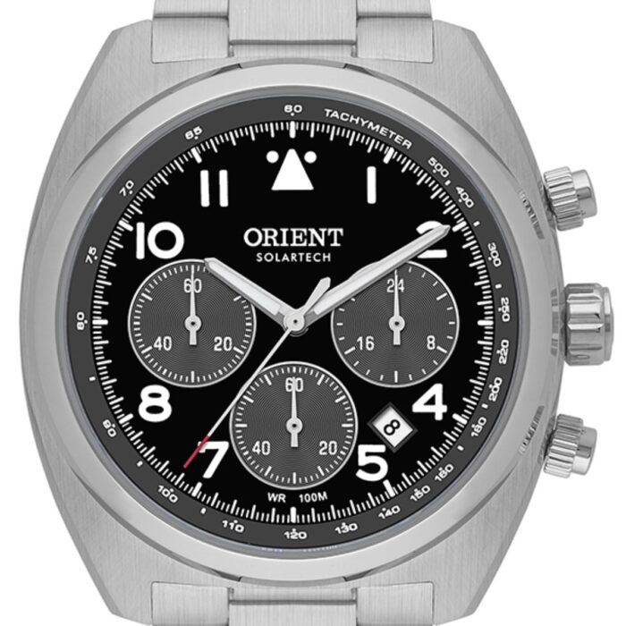 Relógio Orient SolarTech Cronógrafo Aço - MBSSC297 P2SX - Image 2