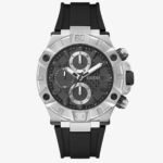 Relógio Guess Masculino Preto Silicone - GW0802G1