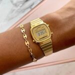Relógio Casio Vintage Mini Dourado - LA670WGA-9DF - Imagem 7