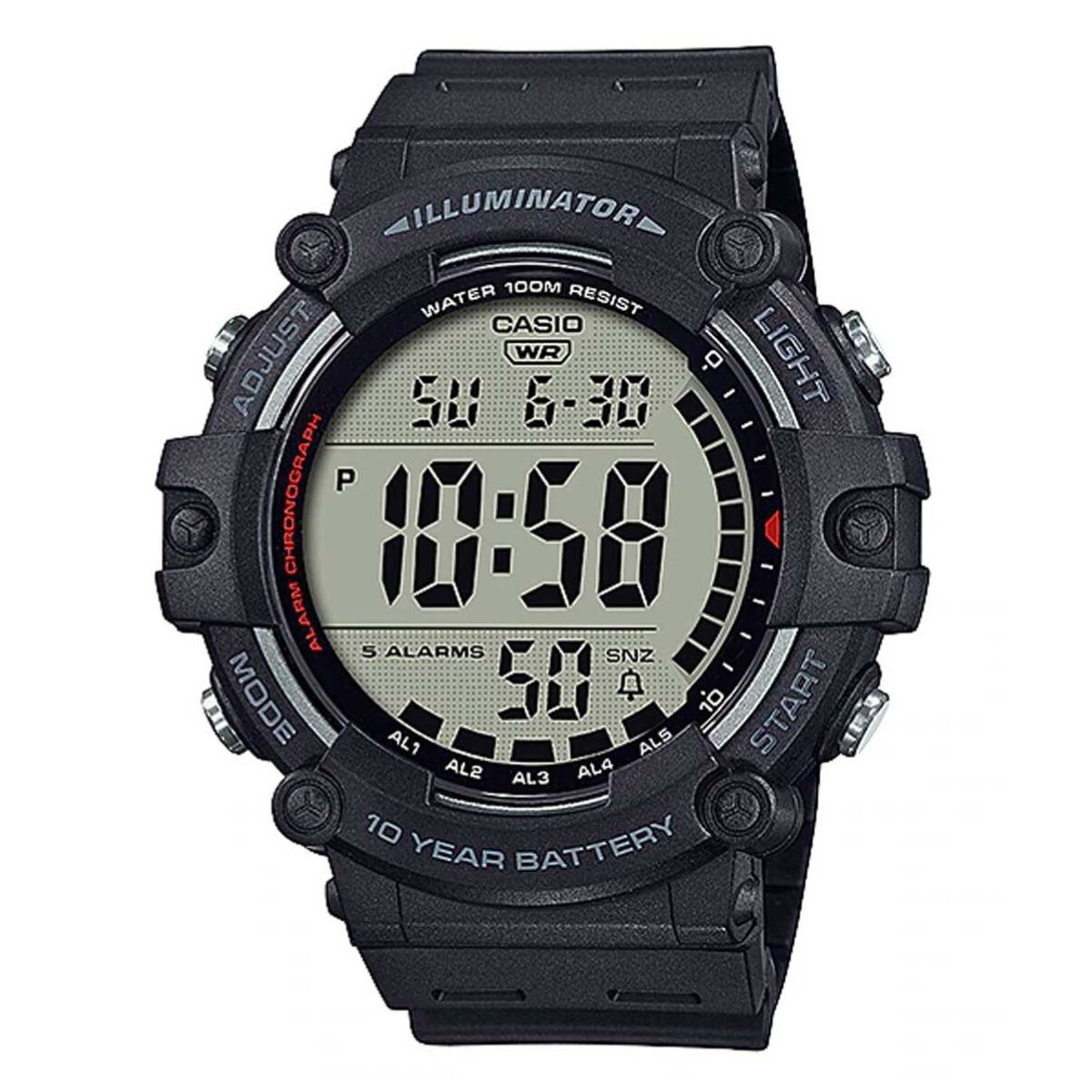 15384702913-2.jpg Relógio Casio Masculino Illumintor Preto - AE-1500WH-1AV - Imagem 1