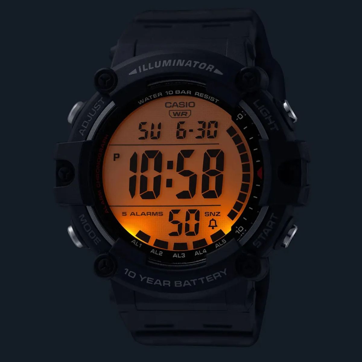 15384702921-5.jpg Relógio Casio Masculino Illumintor Preto - AE-1500WH-1AV - Imagem 3