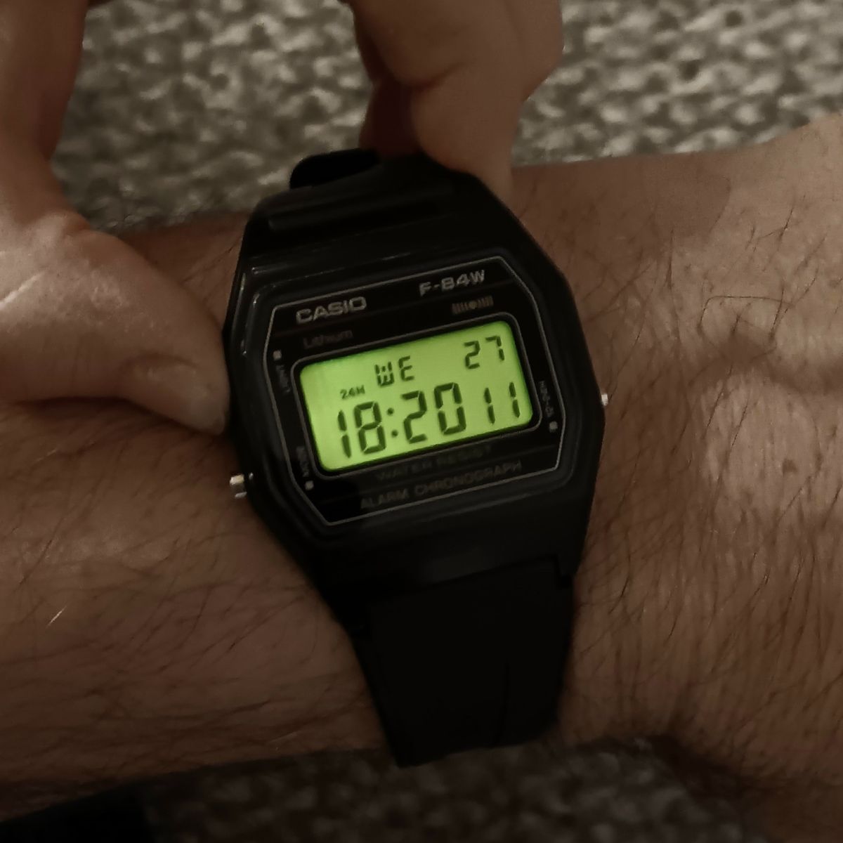 15384963867-6.jpg Relógio Casio Unissex Digital Bio Preto - F-91WB-1AD - Imagem 4