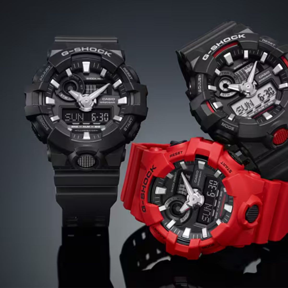 15384981087-6.jpg Relógio Casio G-Shock Ana-Digi Preto - GA-700-1BDR - Imagem 6