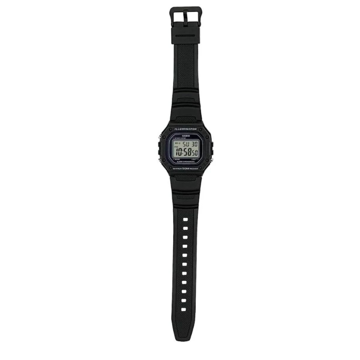 15384994595-4.jpg Relógio Casio Masculino Illuminator Preto - W-218H-1AVD - Imagem 4