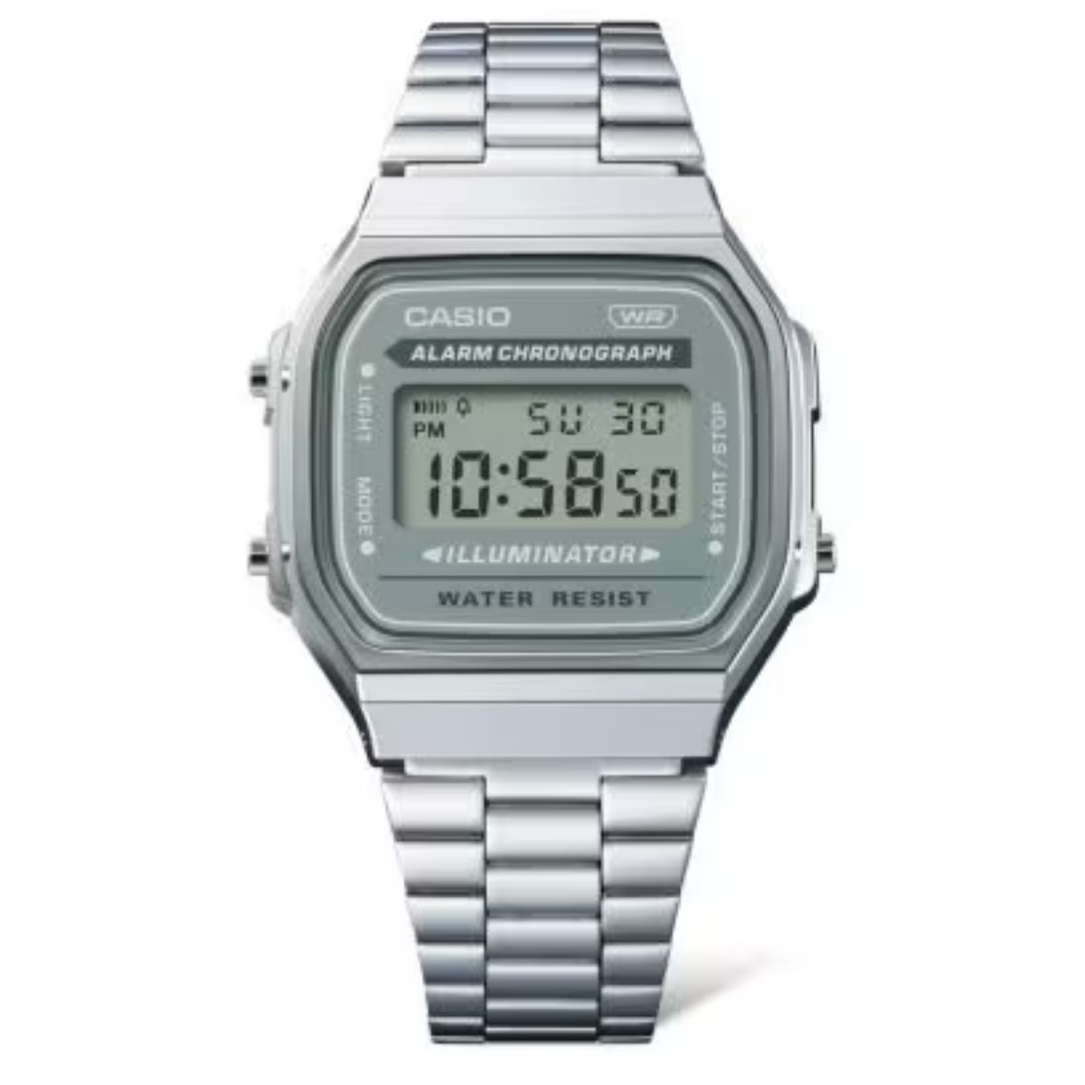 15385008423-3.jpg Relógio Casio Vintage Digital Prata - A168WA-3AYDF - Imagem 5