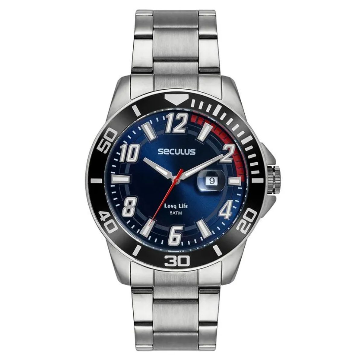 15386228536-2.jpg Relógio Seculus Masculino Long Life Prata - 44211G0SVNA1 - Imagem 1