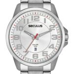 Relógio Seculus Masculino Prateado - 44216G0SVNA2 - Imagem 2