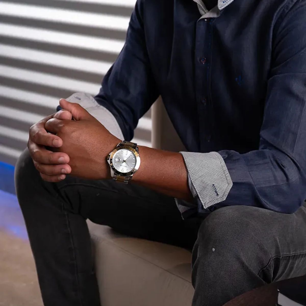 15387631962-4.jpg Relógio Seculus Masculino Bicolor Long Life - 44210GPSVBA5 - Imagem 2