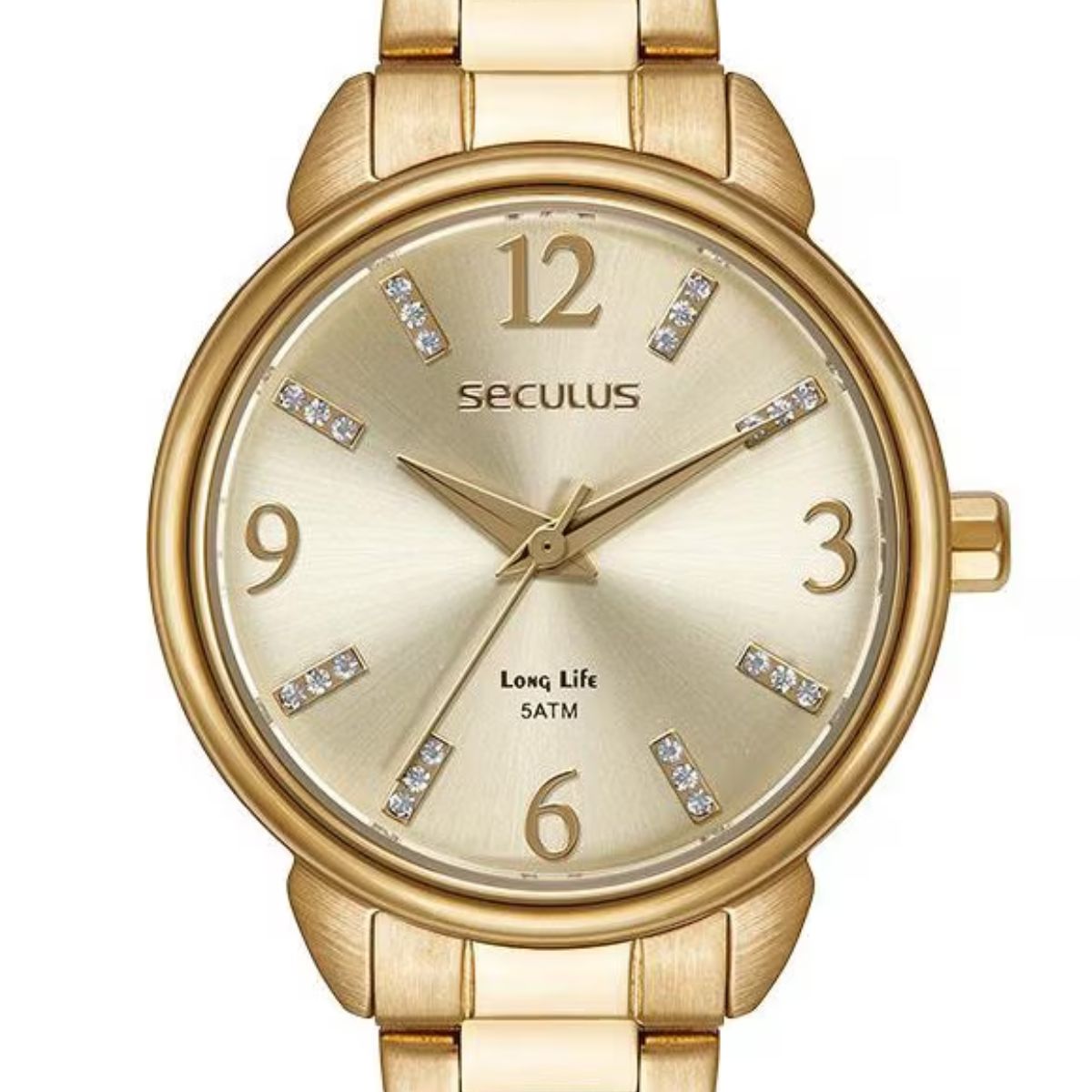 15387841451-4.jpg Relógio Seculus Feminino Casual Aço Dourado - 44290LPSVDA1 - Imagem 2