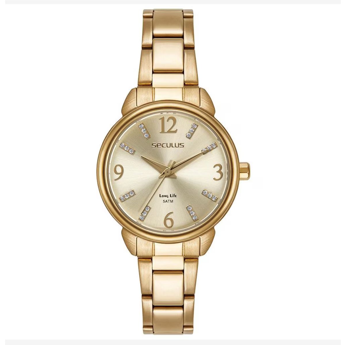 15387841459-2.jpg Relógio Seculus Feminino Casual Aço Dourado - 44290LPSVDA1 - Imagem 1