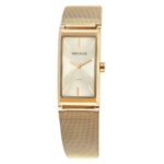 Relógio Seculus Feminino Retangular Dourado - 77144LPSVDS1